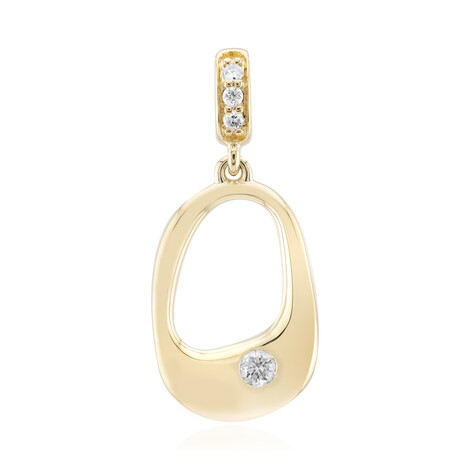 Gouden hanger met een Diamant SI1 (G) (Annette)
