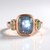 Anello in argento con Labradorite Verde Maniry (KM by Juwelo)