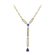 AAA-Tansanit-Goldcollier (CIRARI)