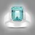 Anello in argento con Fluorite Braldu (Pallanova)