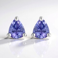 Orecchini in argento con Tanzanite