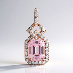 Ciondolo in argento con Kunzite