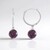 Orecchini in argento con Lepidolite (MONOSONO COLLECTION)