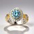 Anello in argento con Acquamarina della Tanzania (Gems en Vogue)