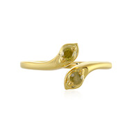 Bague en argent et Diamant jaune I3