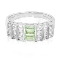 Zilveren ring met Paraiba toermalijnen