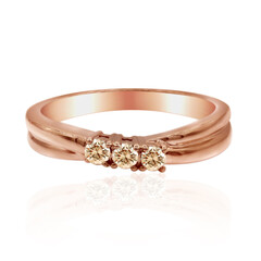 Anello in oro con Diamante Rose de France SI1 di Argyle