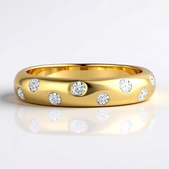 Anello in oro con Diamante IF (D) (Annette)