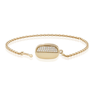 SI1 (G) Diamond Silver Bracelet (Annette)