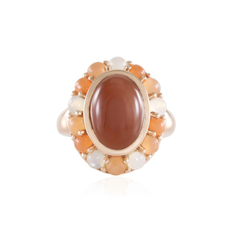 Chocolate Moonstone Silver Ring (KM by Juwelo)