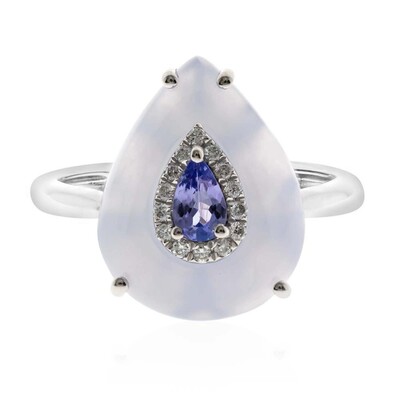 AAA-Tansanit-Goldring (CIRARI)