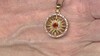 Colgante en plata con Cianita naranja