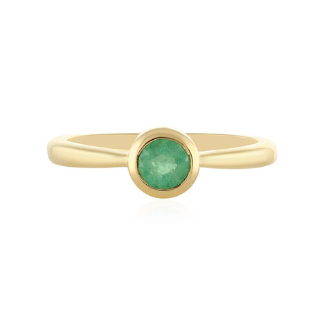 Ethiopian Emerald Silver Ring