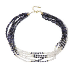 Collier en argent et Iolite (Riya)