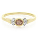 Bague en argent et Saphir Padparadscha