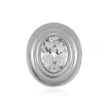 Ciondolo in argento con Topazio Bianco (MONOSONO COLLECTION)