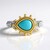 Anello in argento con Turchese Sleeping Beauty (Dallas Prince Designs)