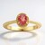Anello in oro con Pezzottaite