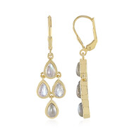 Boucles d'oreilles en argent et Labradorite