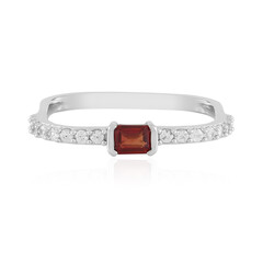 Anillo en plata con Rubí de Tanzania (de Melo Essence)