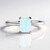 Anello in argento con Opale di Welo