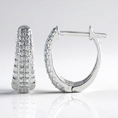 Orecchini in argento con Zircone