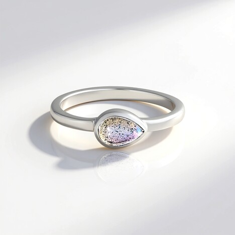 Bague en argent et Labradorite