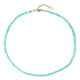 Amazonit-Silberhalskette
