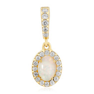 Australischer Opal-Silberanhänger
