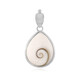 Zilveren hanger met een Shiva oog (Bali Barong)