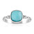 Anillo en plata con Amazonita