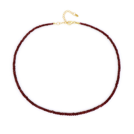 Collar en plata con Rubí de Madagascar