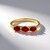Anello in oro con Rubino Tanzania