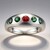 Anello in argento con Tormalina Rosa Brasiliana (Pallanova)
