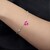 Bracciale in argento con Topazio Rosa