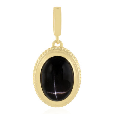 Ciondolo in argento con Diopside Stellato d'India