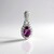 Ciondolo in argento con Rodolite di Naktamunda