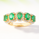Anello in oro con Smeraldo Zambia AAA (CIRARI)