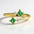 Anello in oro con Smeraldo Zambia AAA (CIRARI)