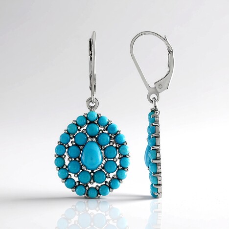 Orecchini in argento con Turchese Sleeping Beauty (Faszination Türkis)