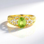 Anello in argento con Sfene