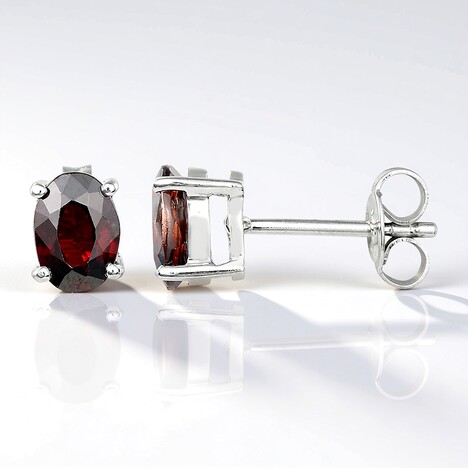 Orecchini in argento con Zircone Cioccolato