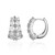 Pendientes en plata con Topacio blanco (Adela Silber)