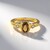 Anello in argento con Zircone Canarino