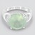 Anello in argento con Prehnite
