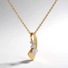 Collana in oro con Diamante SI1 (H)