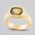 Anello in oro con Tanzanite Gialla (non riscaldata) (de Melo)