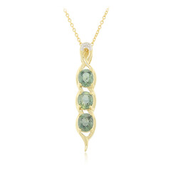 Collar en oro con Zafiro no calentado (AMAYANI)