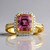 Anello in oro con Diasporo Rosa (AMAYANI)