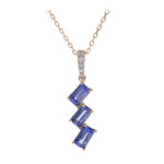 Collana in oro con Tanzanite AAA (CIRARI)